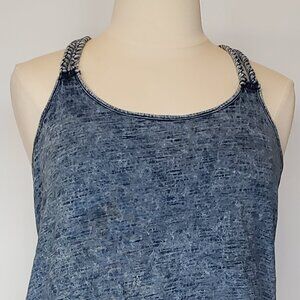 Mossimo Blue Denim Look Summer Top XL